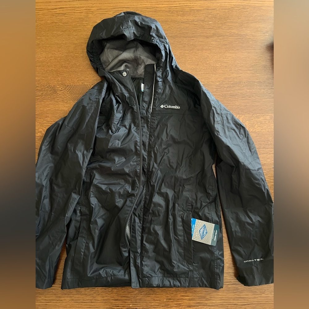 New with tags youth Columbia rain jacket